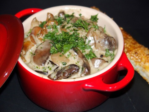 Cassolettes aux champignons