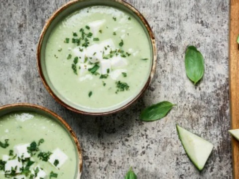 Soupe froide à la Féta