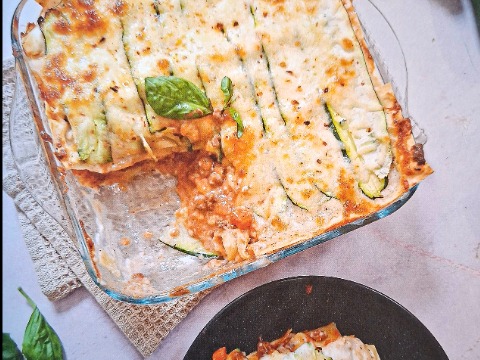 Lasagnes légères aux courgettes