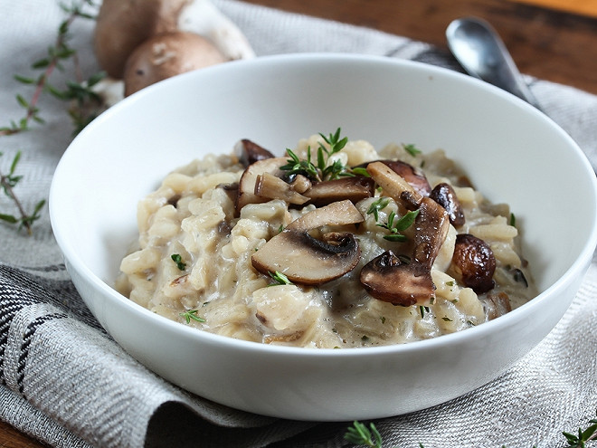 Risotto aux champignons
