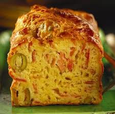 Cake au jambon et olives
