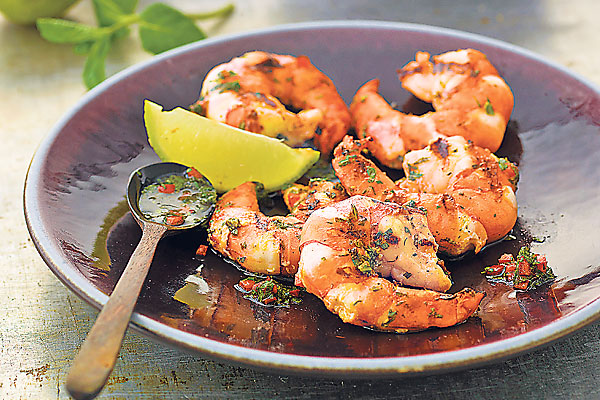 Crevettes géantes grillées