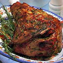 Gigot d'agneau aux échalotes et aux figues