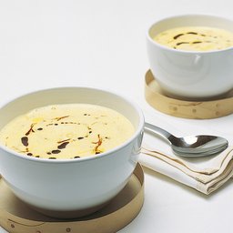 Potage au chasselas et au safran