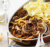 Viande hachée Stroganov